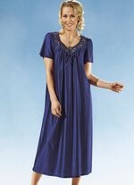 Nachthemd, Kurzarm mit Rundhals ROYALBLAU