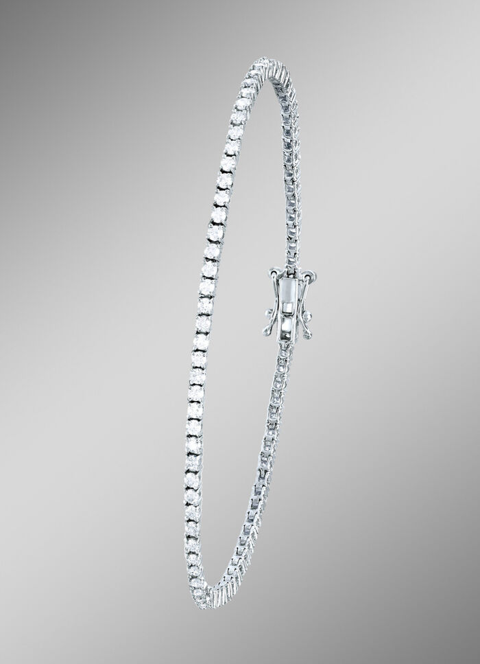 Hochwertiges Wei&szlig;gold Armband mit Brillanten 
