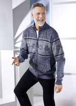 Jacke mit durchgehendem Rei&szlig;verschluss 