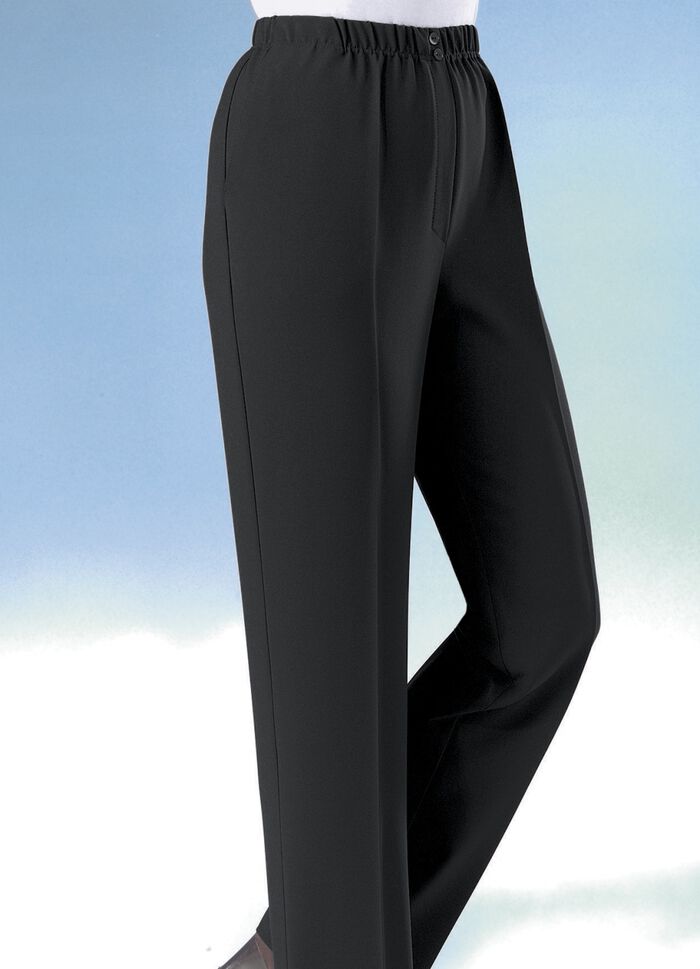 Hose mit eingearbeiteter Tresortasche SCHWARZ