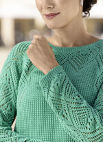 Pullover in Strickmix JADEGRÜN