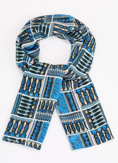 Schal mit Fantasiedessin 