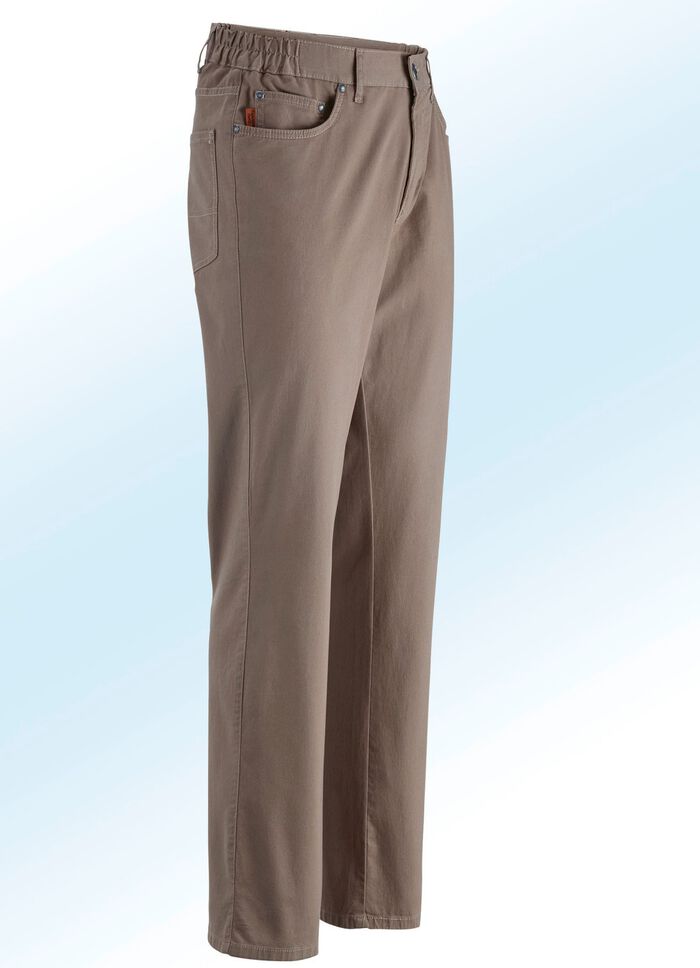 "Francesco Botti"-Hose in 4 Farben TAUPE