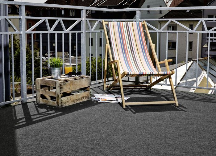 Robuster Kunstrasenteppich ANTHRAZIT