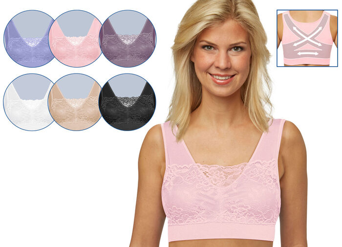 Comfort Spitzen BH im 3er-Set 