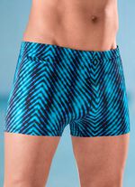 Badehose in h&ouml;herer Kastenform mit Rei&szlig;verschlusstasche 