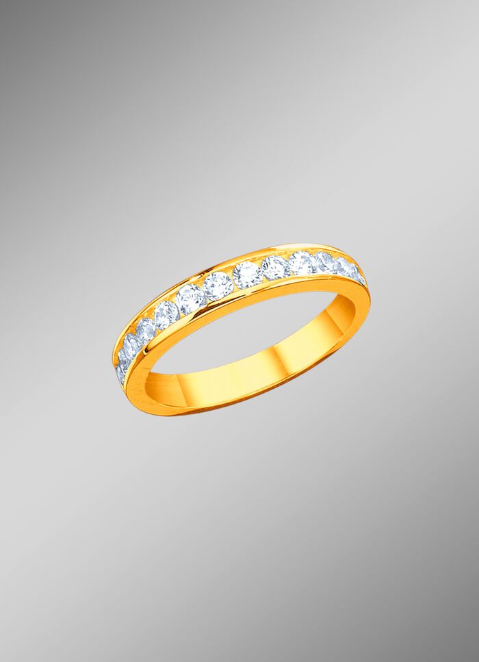 Damenring mit Zirkonia 