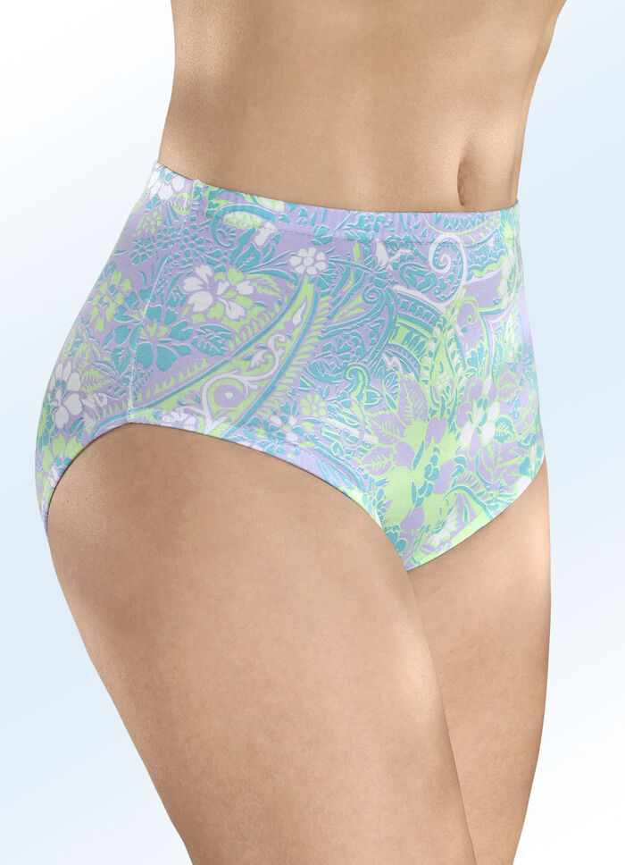 F&uuml;nferpack Slips mit Gummizug im Bund 