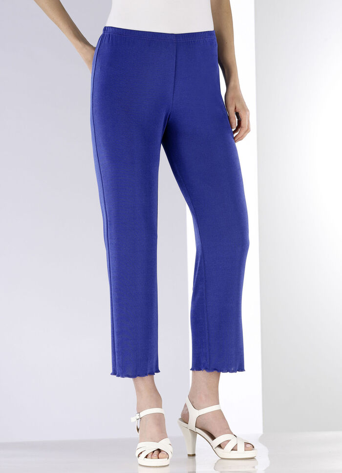 Weich flie&szlig;ende, 7/8-lange Hose ROYALBLAU