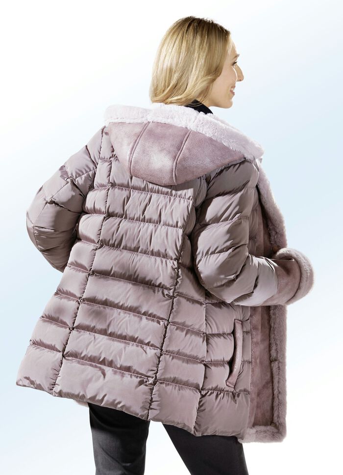 Jacke in herrlichem Materialmix 
