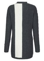 Strickjacke in Strukturmix 