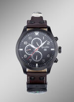 Sportliche Outdoor-Herrenuhr mit LED-Taschenlampe 