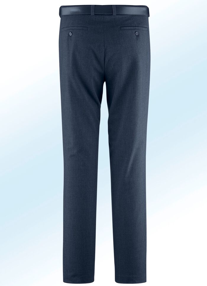 "Klaus-Modelle"-Hose mit G&uuml;rtel in 5 Farben MARINE