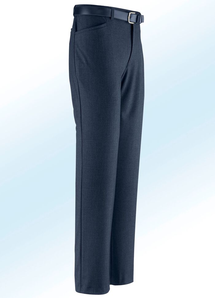 "Klaus-Modelle"-Hose mit G&uuml;rtel in 5 Farben MARINE