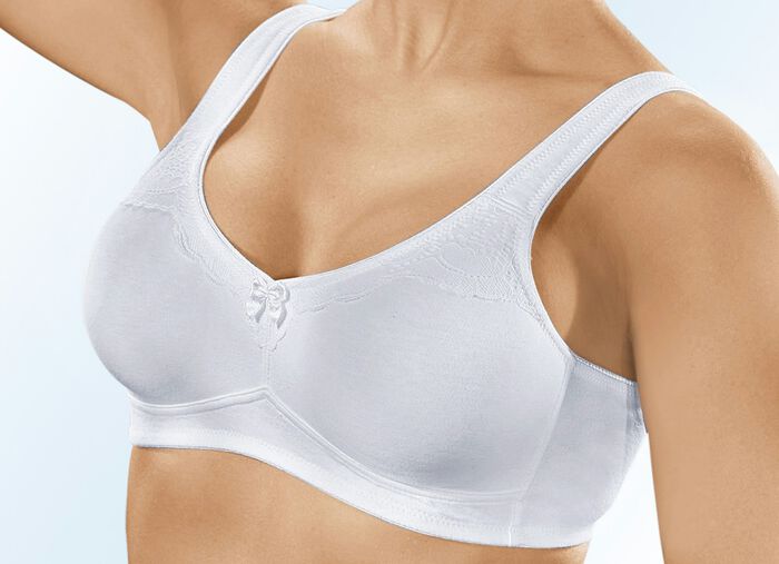 Naturana Zweierpack BH mit doppelt vorgeformten Cups 2X WEISS