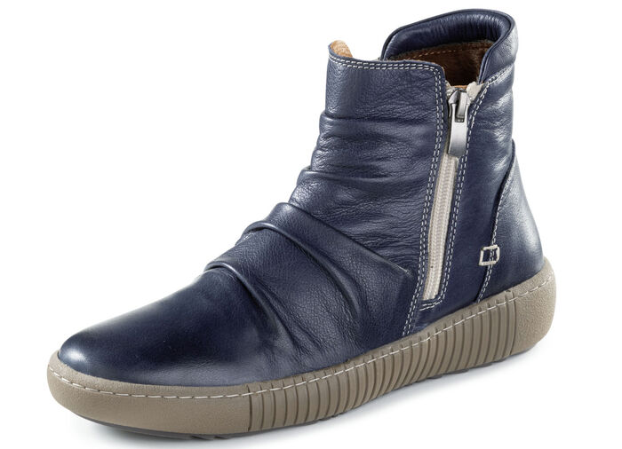 Gemini Bootie mit flotter Raffung MARINE
