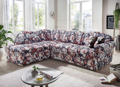 Polsterecke mit Bettfunktion und Bettkasten 