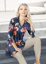 Shirt-Tunika mit farbbrillantem Inkjet-Druck 