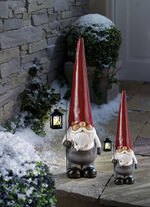 Weihnachts-Wichtel mit LED-Teelicht