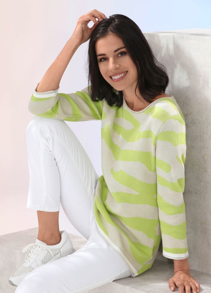 Pullover in Jacquard-Dessin 