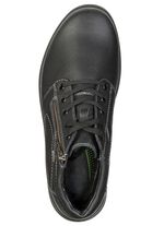 GINO GALANTE, gef&uuml;tterte Herren-Boots, Winterschuhe, Weite H, mit Rei&szlig;verschluss SCHWARZ