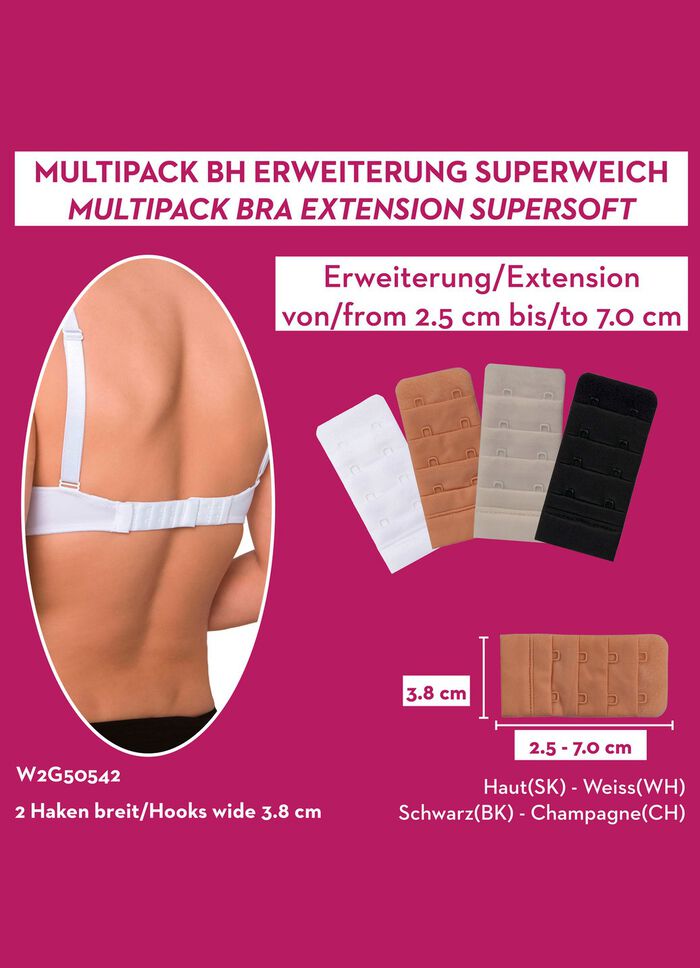 Miss Perfect Wow 2 Go Viererpack BH-Verl&auml;ngerungen 
