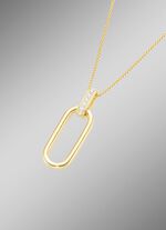 Vergoldeter Anh&auml;nger mit Kette 