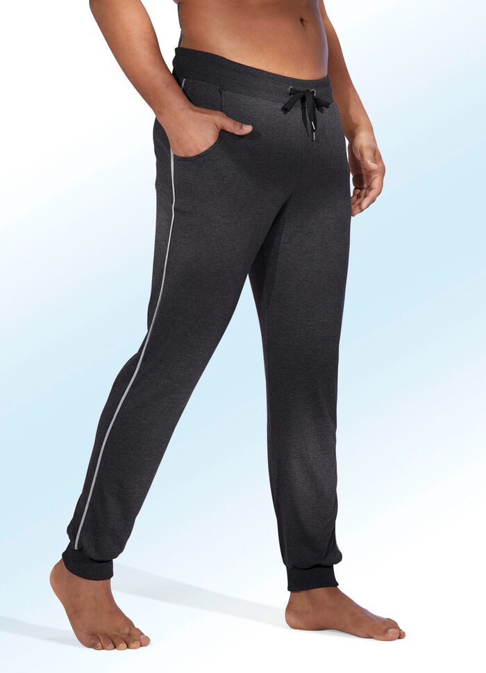 Zweierpack Schlaf- und Freizeithosen, lang, mit Durchzugsband und Schubtaschen 