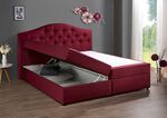 Boxspringbett mit Bettkasten und Topper 