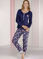 Schlafanzug von Laurina aus nachhaltigem Baumwollanbau 