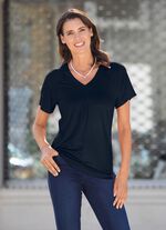 Shirt mit angesetzter Blende MARINE