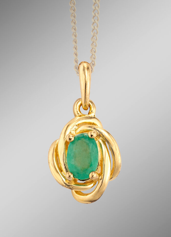 Anhänger mit Smaragd 