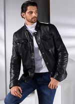 Lederkurzjacke von &bdquo;Cabrini&ldquo; 