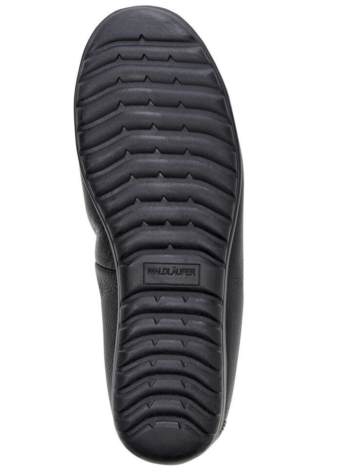 Waldl&auml;ufer Ballerina mit Rundum-Gummizug SCHWARZ