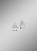 Edle Klappcreolen mit Zirkonia 