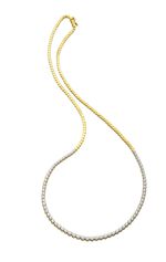 Edle Halskette mit Brillanten 