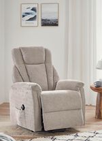 Gem&uuml;tlicher TV-Sessel mit Motor und Aufstehhilfe CREME