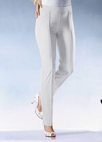 Hose mit schmaler Fu&szlig;weite in 15 Farben ECRU