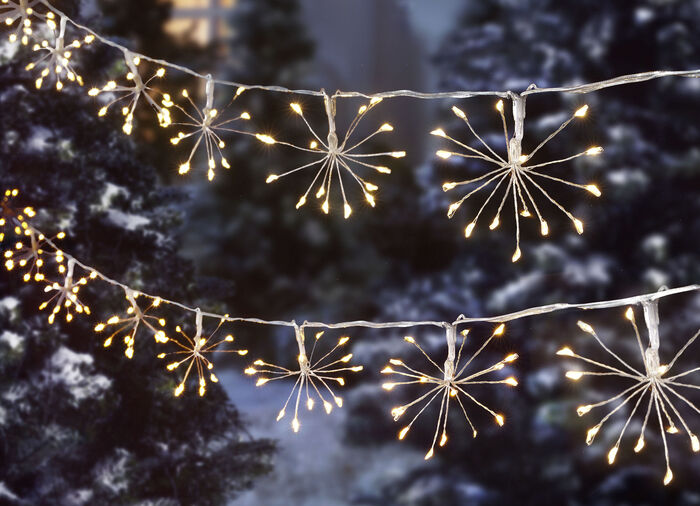 Lichterkette Wunderkerze f&uuml;r den Innen- und Au&szlig;enbereich 