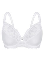 Sassa Bügel-BH mit elastischer Spitze WEISS