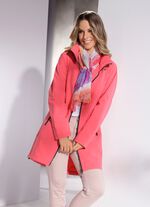 Funktions-Kurzmantel mit im Kragen verstaubarer Kapuze 