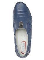 ELENA EDEN, stilvolle Damen-Pumps, Weite G, mit herausnehmbares Fu&szlig;bett BLAU