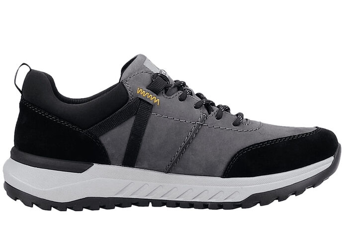 Rieker Sneaker mit Schn&uuml;rung GRAU-SCHWARZ