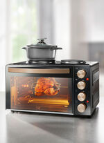 Kleinküche 2-in-1: Kochfeld und Ofen 