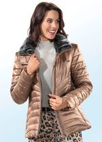 Kurzjacke in 2 Farben in leicht taillierter Form SAND