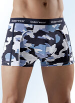 Dreierpack Pants aus Feinjersey, Camouflage-Dessin 