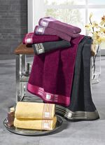 Frottier-Serie mit Glitzergarn 