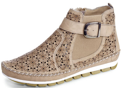 Gemini Mokassin-Stiefelette mit verstellbarer Zierspange 