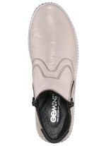 Gemini Stiefelette aus Rind-Nappaleder KIESEL