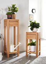 Beistelltisch aus ge&ouml;ltem Massivholz KERNBUCHE